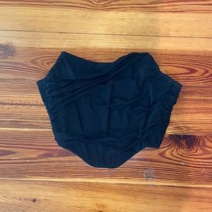 Black corset top